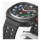 Case + Mica Ringke Slim Glass Para Galaxy Watch Ultra 2025 47mm 2