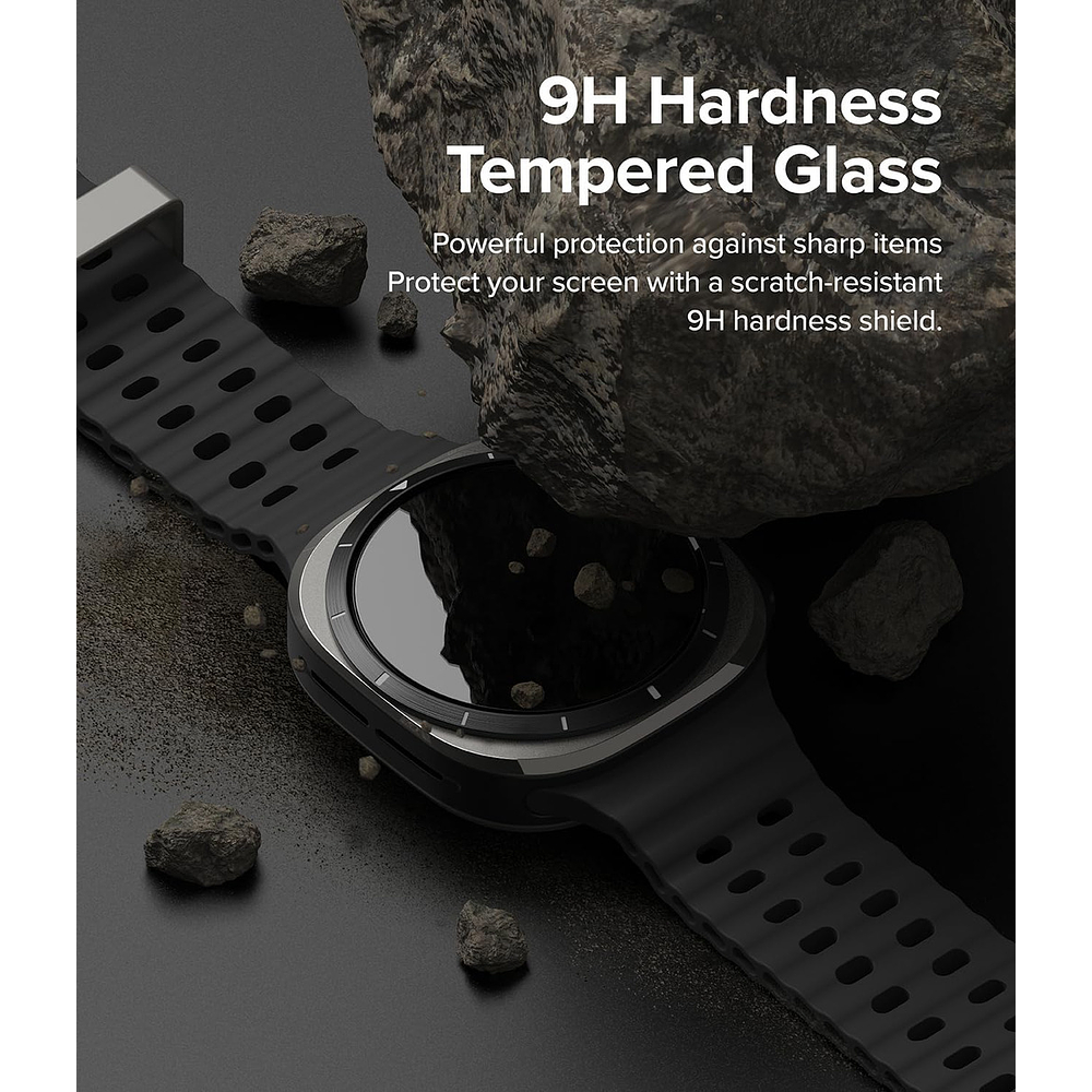 Case + Mica Ringke Slim Glass Para Galaxy Watch Ultra 2025 47mm 3