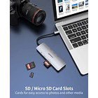 Hub Upgrow Ethernet 8en1 Para Galaxy Tab S11 Ultra X930 7