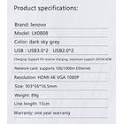 Adaptador Hub Lenovo Usb C Para Galaxy Tab S11 Ultra X930 8