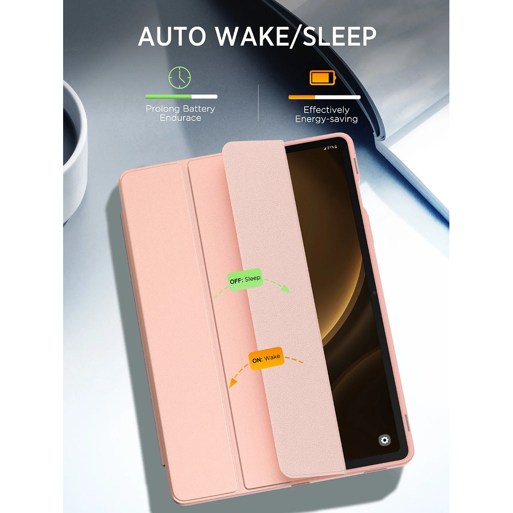 Moko Case Para Galaxy Tab S10 Lite 10.9 X400 (2025) Rose 2