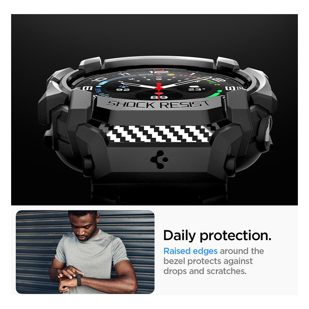 Case Correa Spigen Rugged Armor Pro Galaxy Watch Ultra 2025 47mm 6