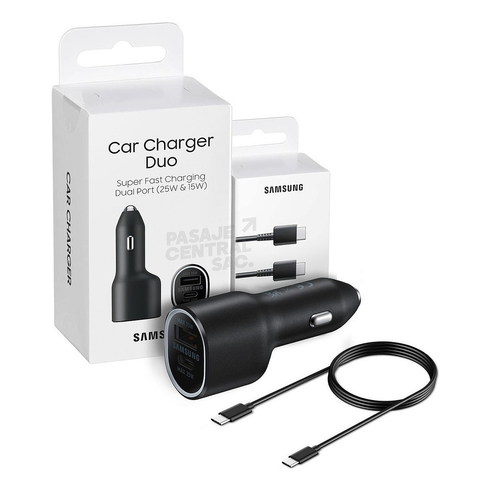 Samsung Cargador Auto Duo 25w 15w Para Galaxy Z Flip7 Fold7 1