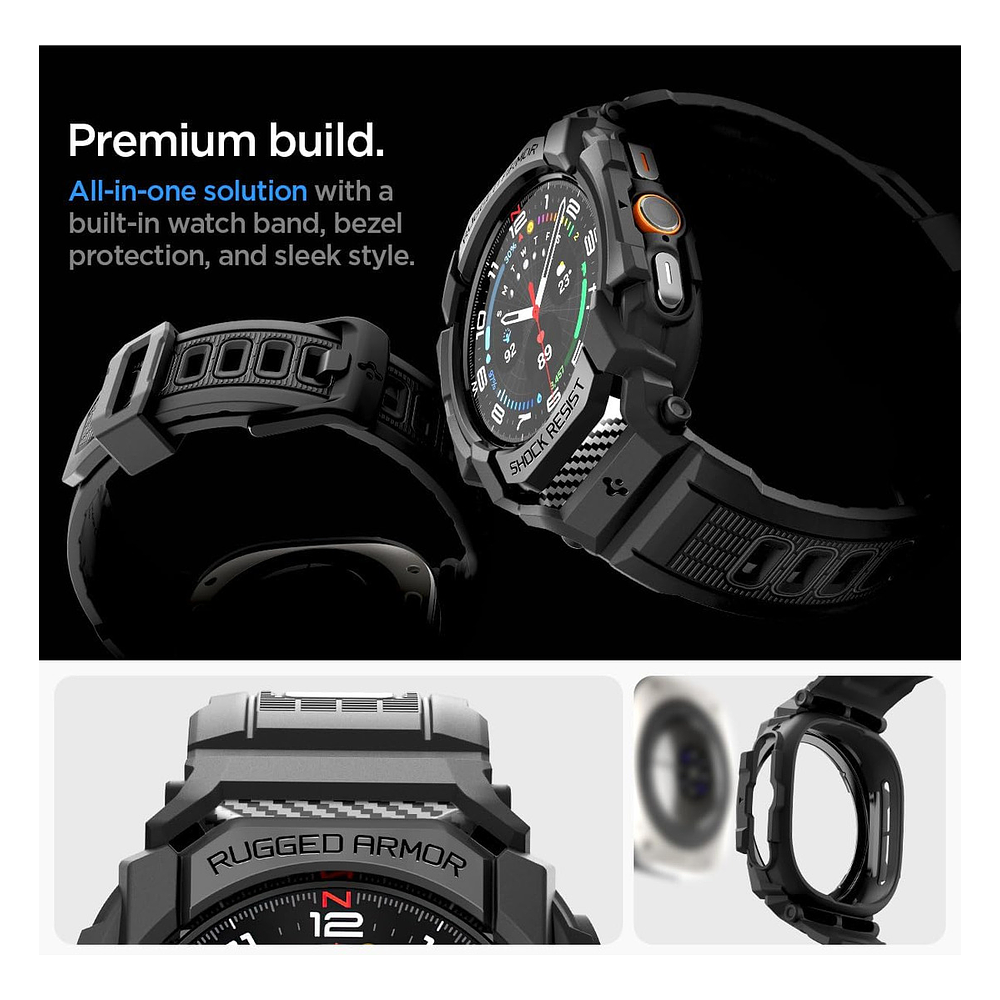 Case Correa Spigen Rugged Armor Pro Galaxy Watch Ultra 2025 47mm 7