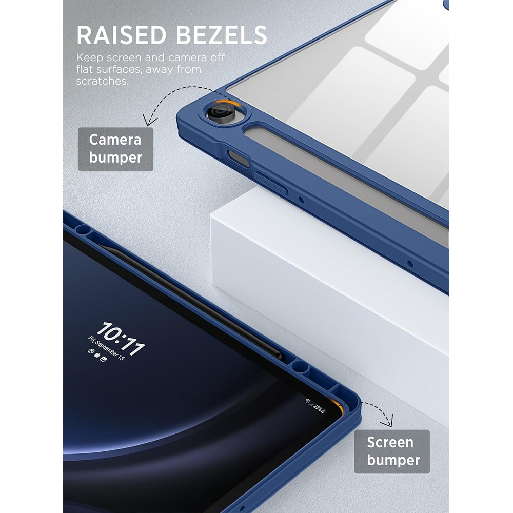 Moko Case Para Galaxy Tab S10 Lite 10.9 X400 (2025) Navy 4