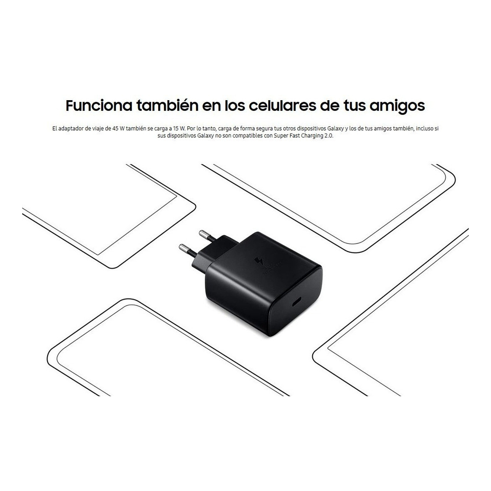 Cargador de Pared Samsung 45watts Para Galaxy Flip7 Fold7 (round) 3