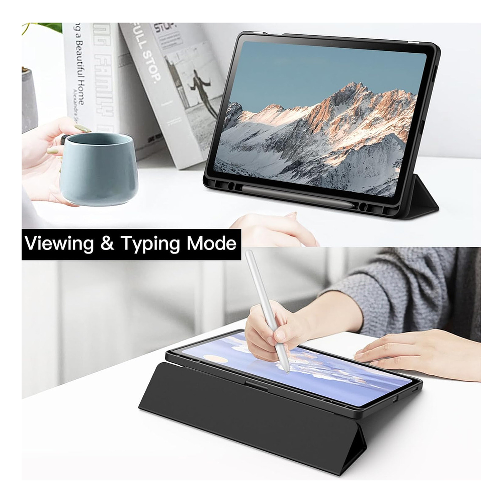 Moko Case Para Galaxy Tab S10 Lite X400 X406 Clear Black 5