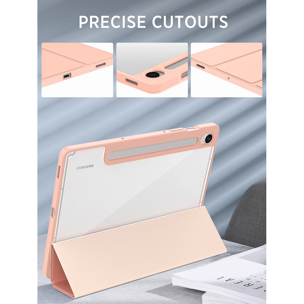 Moko Case Para Galaxy Tab S10 Lite 10.9 X400 (2025) Rose 7