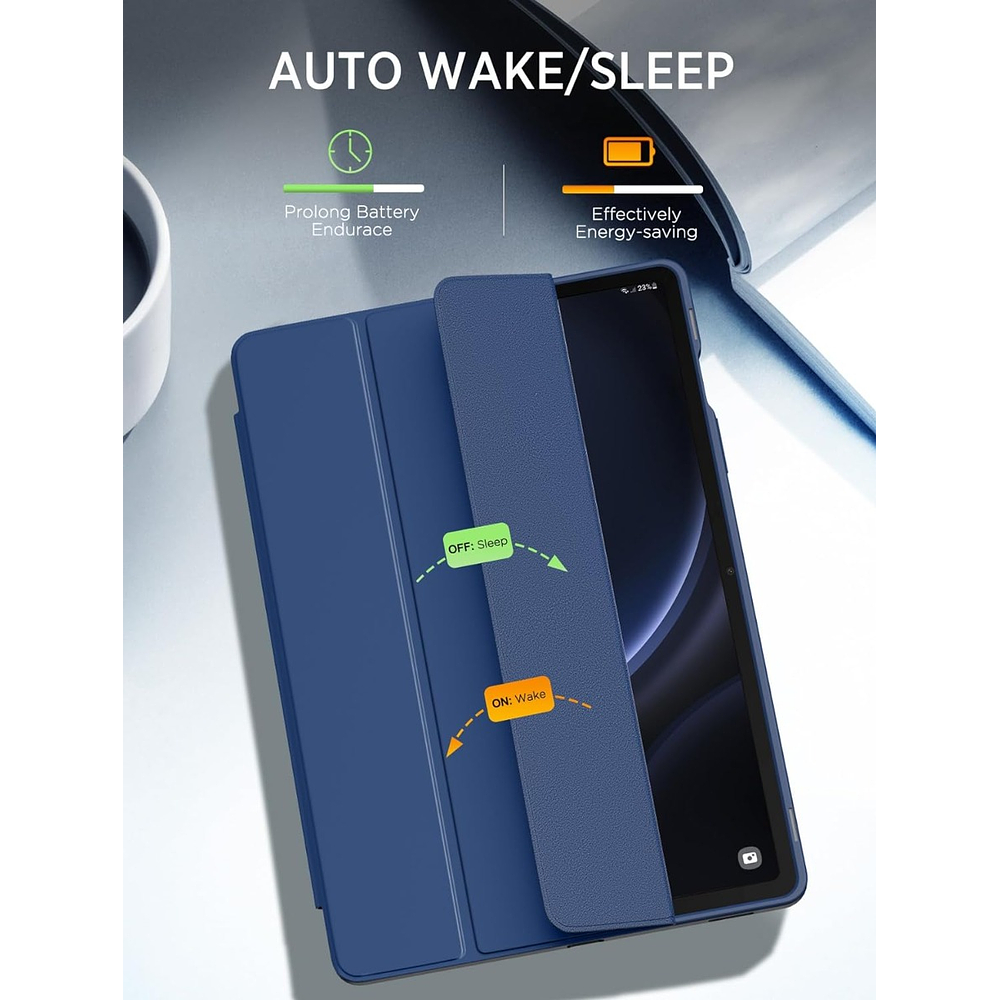 Moko Case Para Galaxy Tab S10 Lite 10.9 X400 (2025) Navy 8