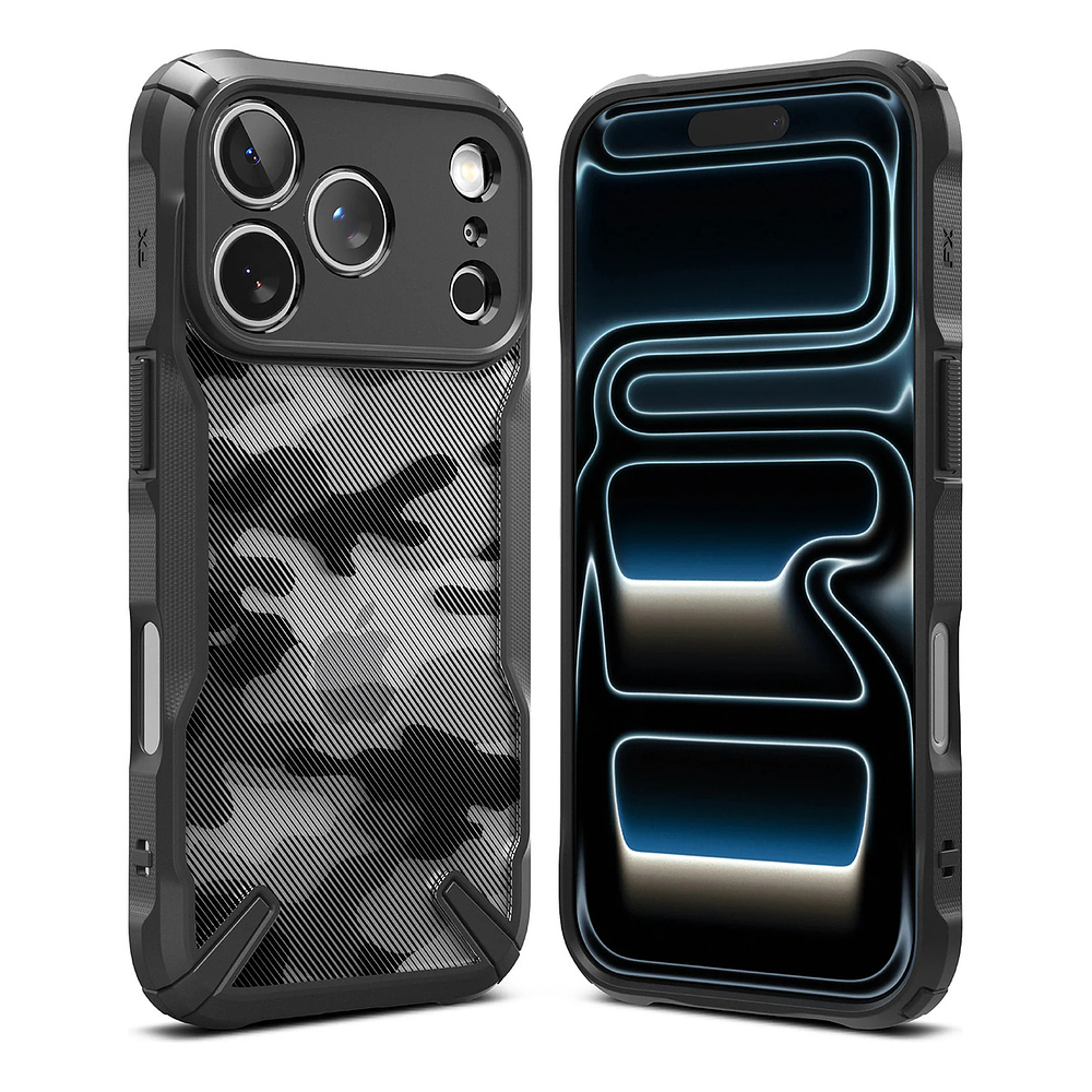 Case Ringke Fusion X Para Iphone 17 Pro 6.3 Camo 1