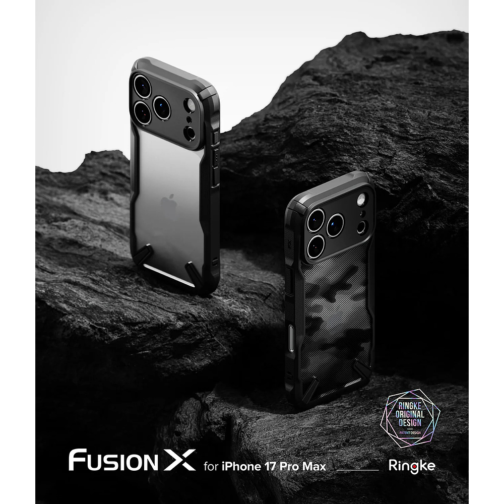 Case Ringke Fusion X Para Iphone 17 Pro 6.3 Camo 4