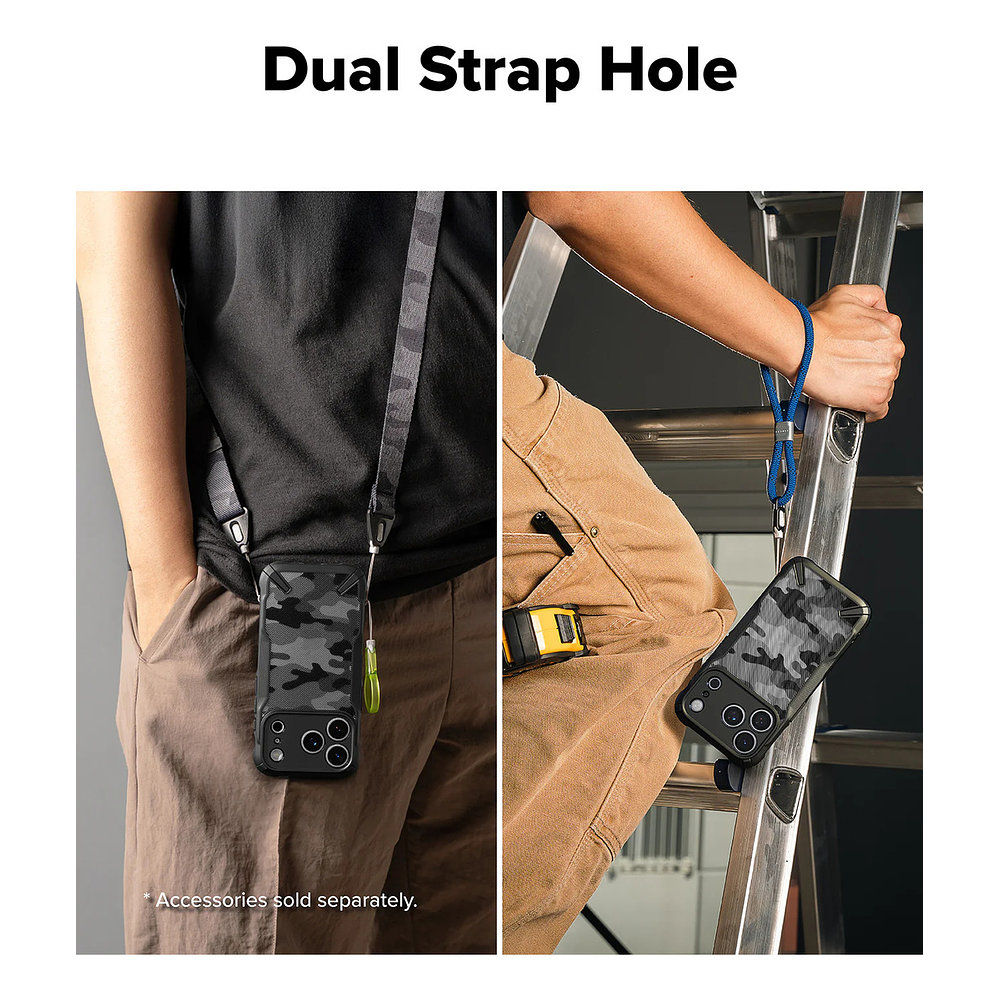 Case Ringke Fusion X Para Iphone 17 Pro 6.3 Camo 10