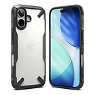 Case Ringke Fusion X Para Iphone 17 Normal 6.3 Black Negro 1