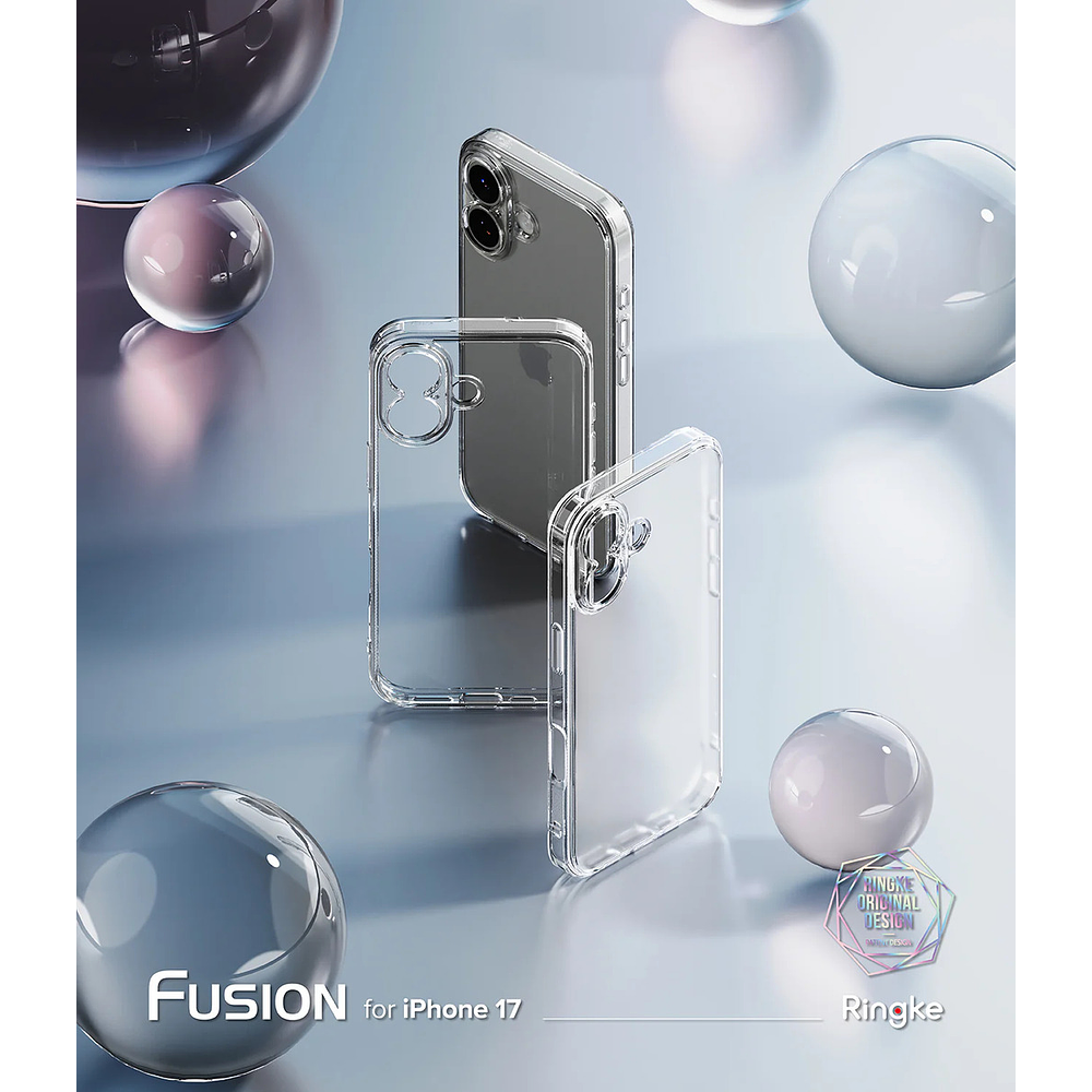 Case Ringke Fusion Clear Para Iphone 17 Normal 6.3 Original 2