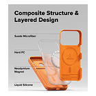 Case Ringke Silicone Magsafe Para Iphone 17 Pro 6.3 Tangerine 7