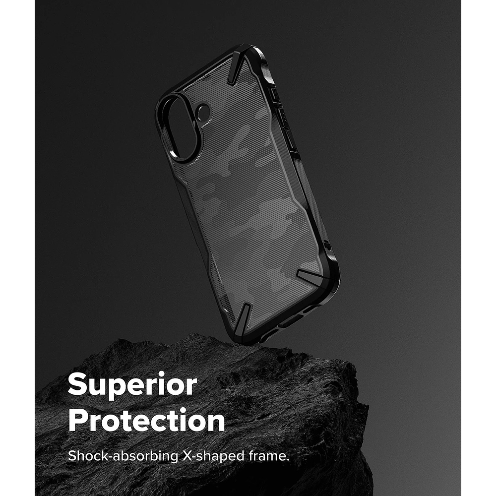 Case Ringke Fusion X Para Iphone 17 Normal 6.3 Camo 3