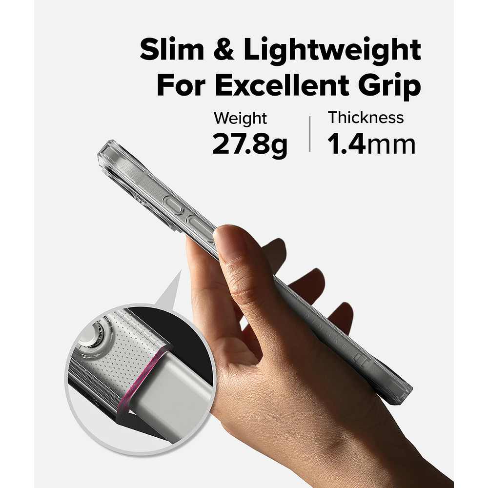 Case Ringke Fusion Clear Para Iphone 17 Normal 6.3 Original 4