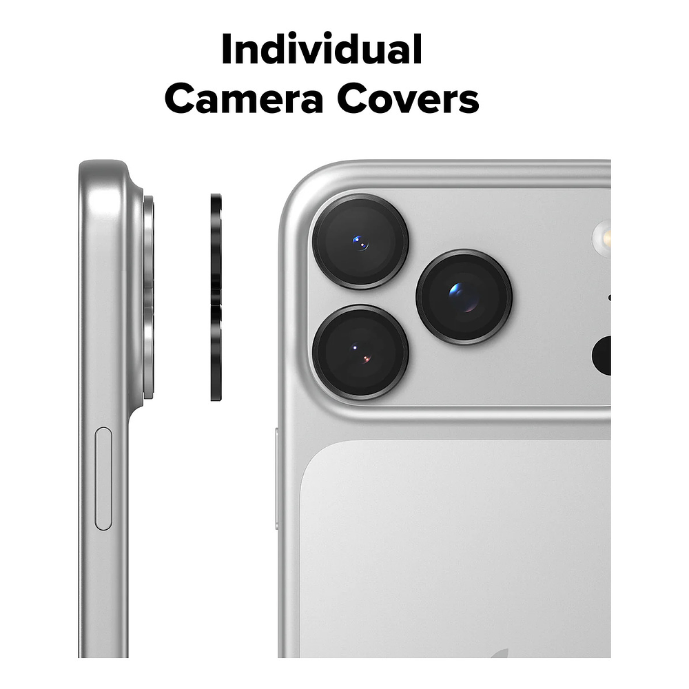 Mica Protector Cámara Ringke Frame Para Iphone 17 Pro Max 6.9 2pc 3