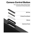 Case Ringke Silicone Magsafe Para Iphone 17 Pro 6.3 Negro 3