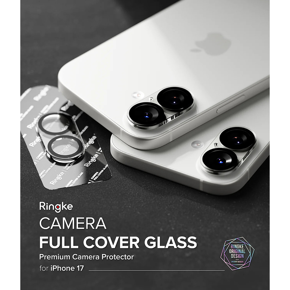 Mica Protector Cámara Ringke Glass Iphone 17 Normal 6.3 2pcs 2