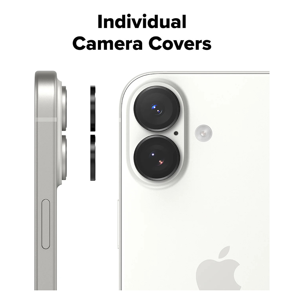 Mica Protector Cámara Ringke Frame Iphone 17 Normal 6.3 2pcs 3