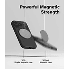 Case Ringke Silicone Magsafe Para Iphone 17 Pro 6.3 Negro 4