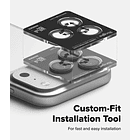 Mica Protector Cámara Ringke Frame Para Iphone 17 Pro Max 6.9 2pc 4