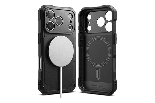 Case Ringke Rugged Gear Magsafe Para Iphone 17 Pro 6.3 Negro