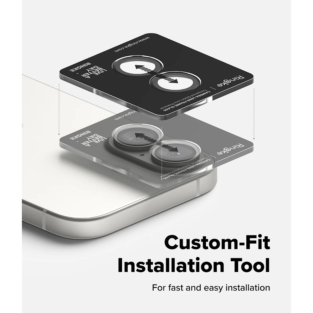 Mica Protector Cámara Ringke Frame Iphone 17 Normal 6.3 2pcs 4