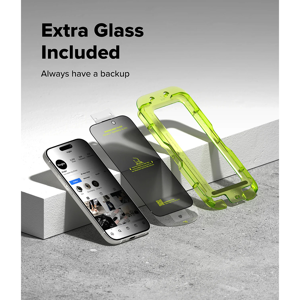 Mica Antiespía Ringke Easy Slide Iphone 17 Normal 6.3 2-pack 7