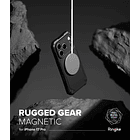 Case Ringke Rugged Gear Magsafe Para Iphone 17 Pro 6.3 Negro 3
