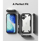 Case Ringke Fusion X Para Iphone 17 Normal 6.3 Black Negro 7