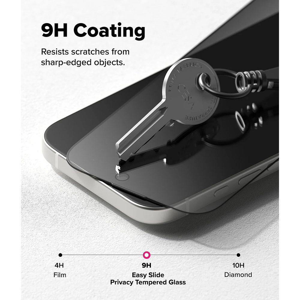 Mica Antiespía Ringke Easy Slide Iphone 17 Normal 6.3 2-pack 8