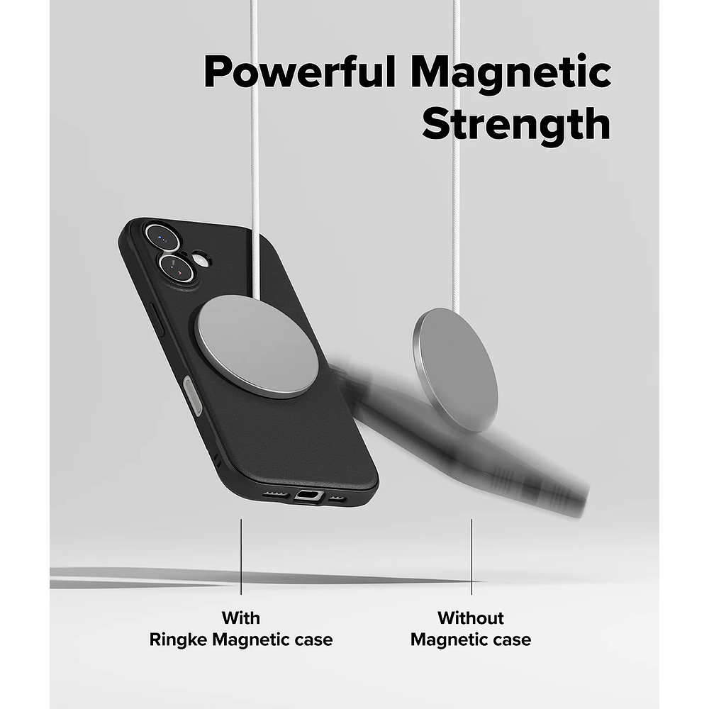 Case Delgado Ringke Onyx Magsafe Para Iphone 17 Normal 6.3  4