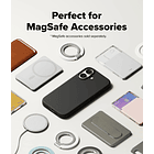 Case Ringke Silicone Magsafe Para Iphone 17 Normal 6.3 Negro 5