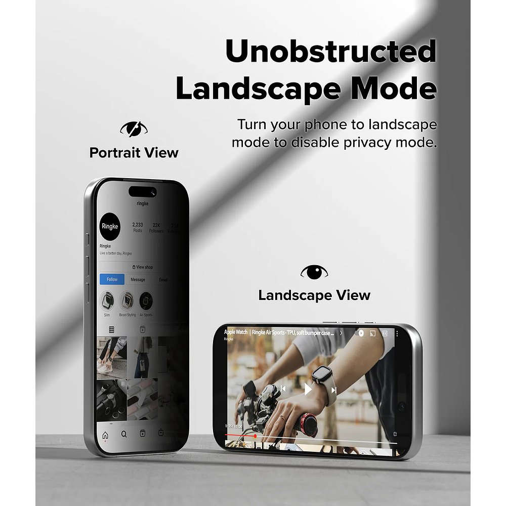 Mica Antiespía Ringke Easy Slide Iphone 17 Pro Max 6.9 2pc 7