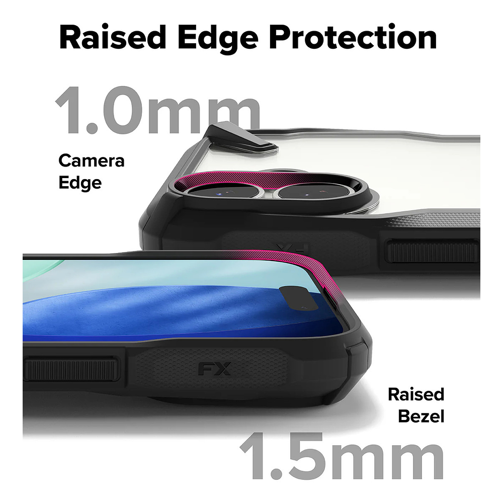 Case Ringke Fusion X Para Iphone 17 Normal 6.3 Black Negro 9