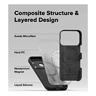 Case Ringke Silicone Magsafe Para Iphone 17 Pro 6.3 Negro 8