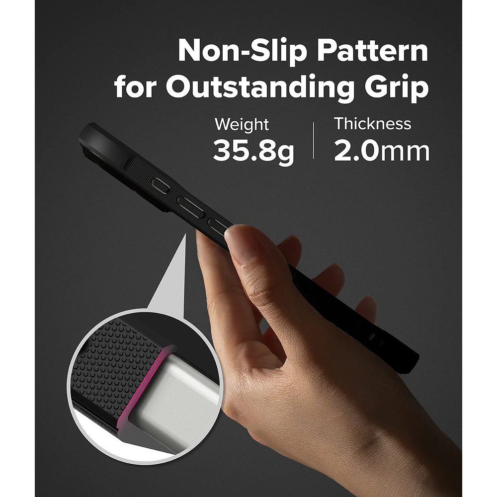 Case Delgado Ringke Onyx Magsafe Para Iphone 17 Normal 6.3  6