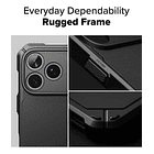 Case Ringke Rugged Gear Magsafe Para Iphone 17 Pro 6.3 Negro 6