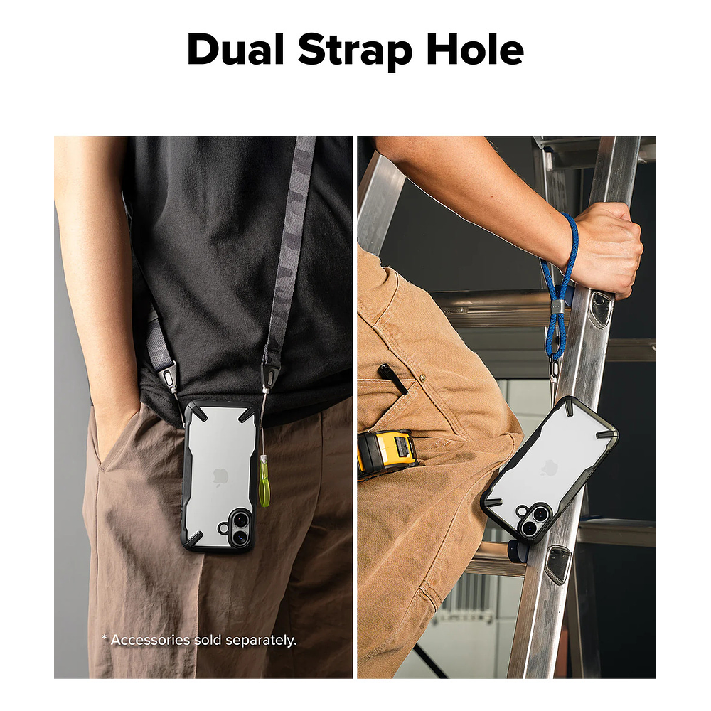 Case Ringke Fusion X Para Iphone 17 Normal 6.3 Black Negro 10