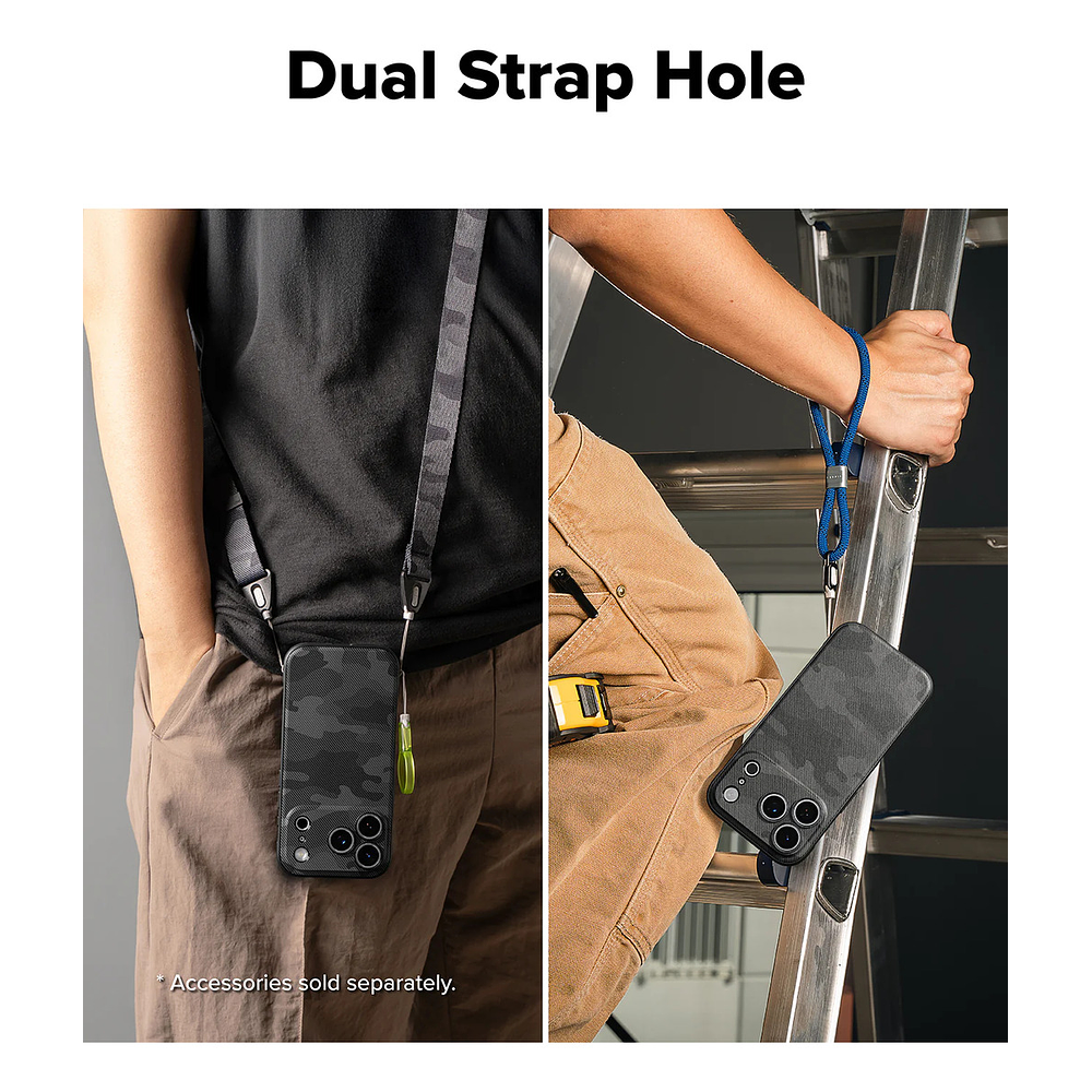 Case Delgado Ringke Onyx Para Iphone 17 Pro Max 6.9 Camo 9