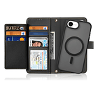 Case + Flip Cover Magsafe Leather Para Iphone 16e (2025) 2