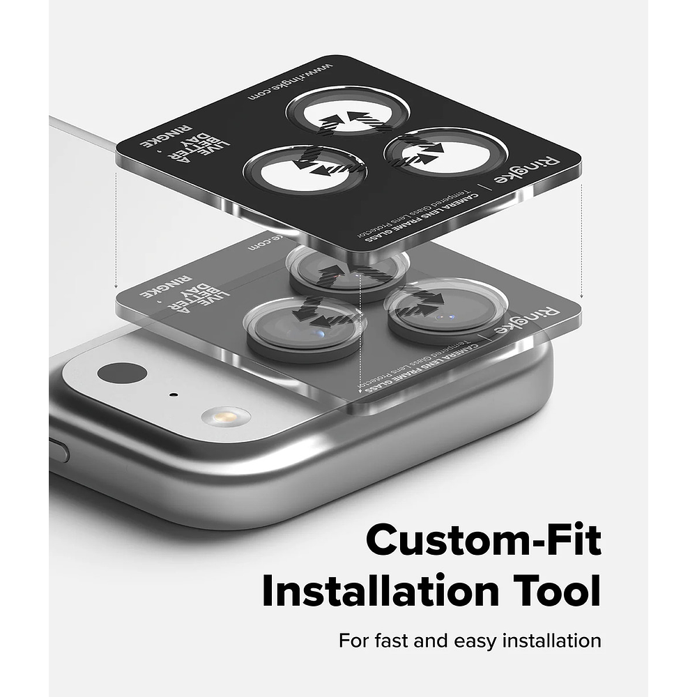 Mica Protector Cámara Ringke Frame Iphone 17 Pro 6.3 2pcs 5