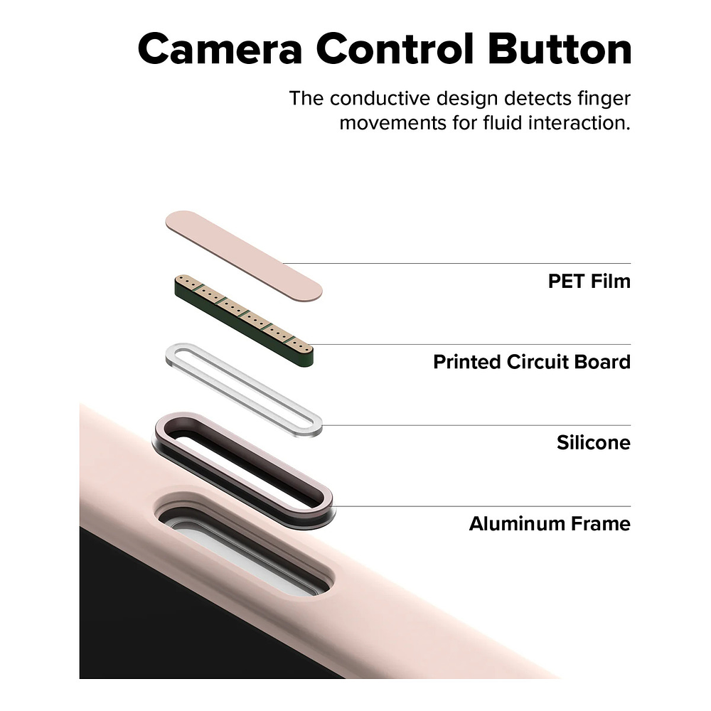 Case Ringke Silicone Magsafe Para Iphone 17 Pro Max 6.9 Pink 3