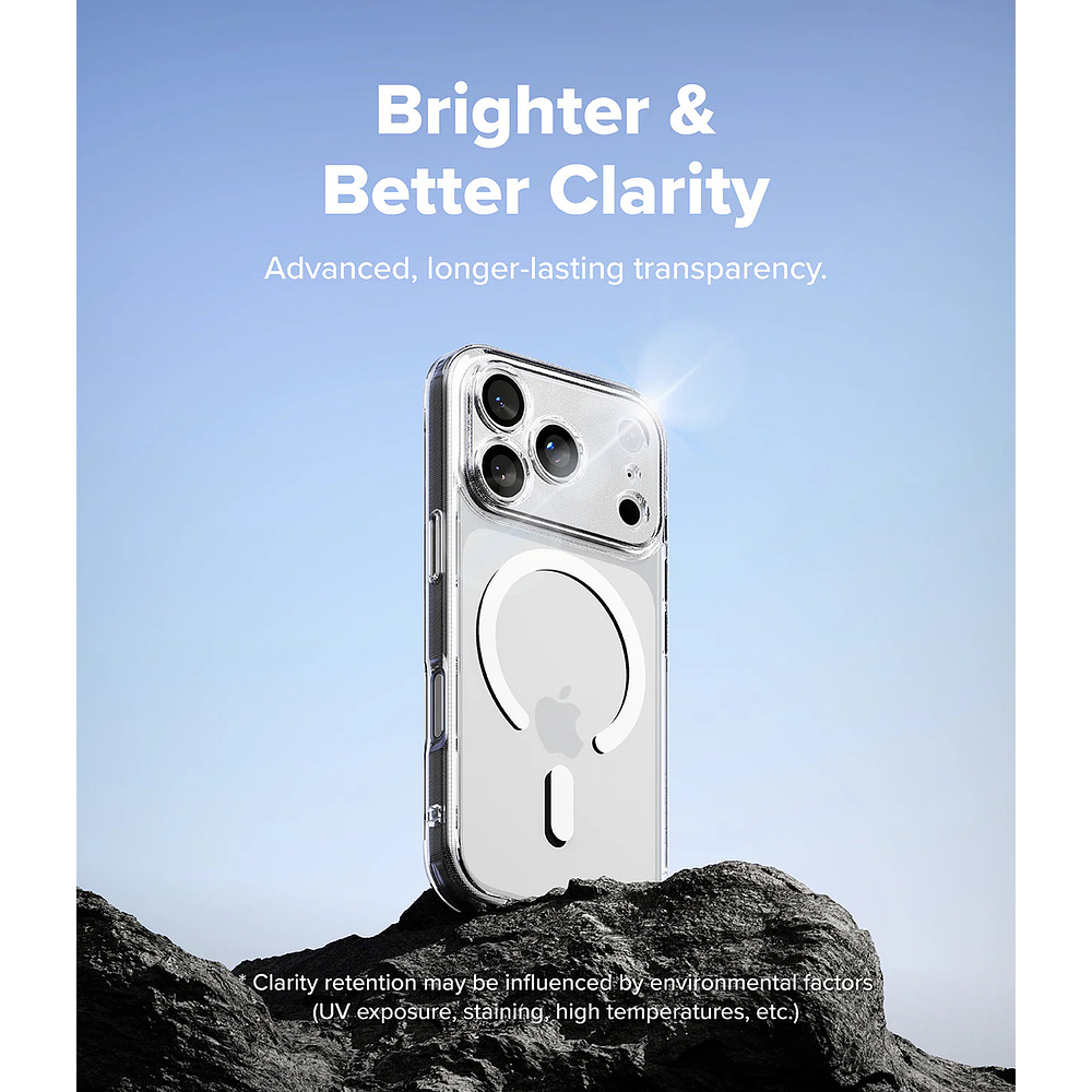 Case Ringke Fusion Magsafe Clear Para Iphone 17 Pro 6.3 5