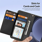 Case + Flip Cover Magsafe Leather Para Galaxy S25 Normal (2025 6