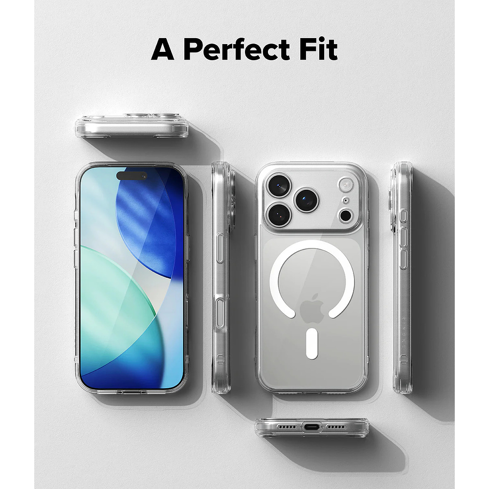 Case Ringke Fusion Magsafe Clear Para Iphone 17 Pro 6.3 6