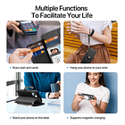 Case + Flip Cover Magsafe Leather Para Iphone 14 Normal 6.1 4