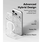 Case Ringke Fusion Magsafe Clear Para Iphone 17 Pro 6.3 7